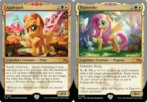 magic the gathering my little pony cards